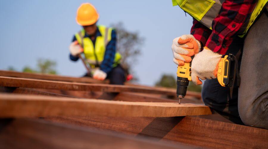 Professional New roof installation in Garfield, KS